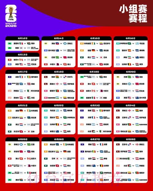 2026世界杯球队名单中国时间